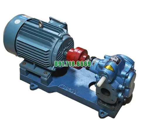 Bơm bánh răng KCB200 bằng gang thép công suất 4 kw