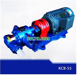 Bơm bánh răng KCB55 gang thép áp suất 3.3 kg/cm2 lưu lượng 33.3 lít/phút